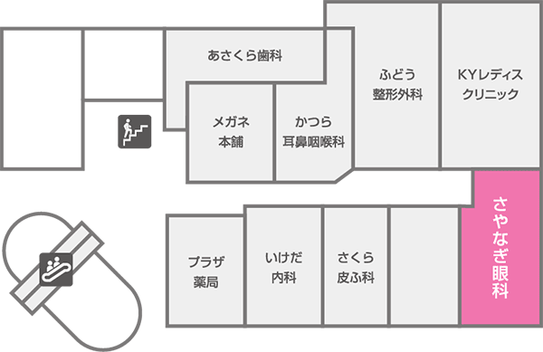 オアシスタウンキセラ川西2階 フロアマップ